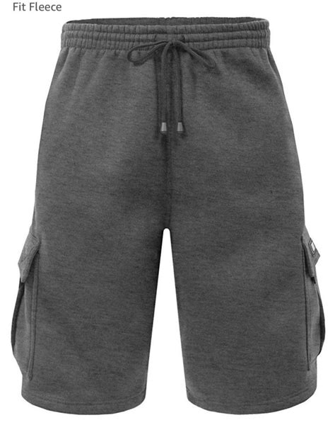 Renegade Sportswear Mens Cargo Pocket Fleece Sweat Shorts Renegade