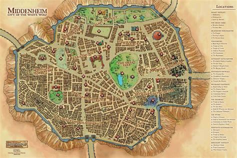 Map Of Middenheim Fantasy City Map Fantasy Map Fantasy World Map