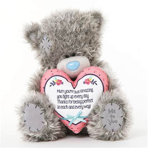 I lost my mother when i was young, she left me and my dad to live together with each other. Me to you Mothers Day Teddy Bear w/poem soft plush toy 12 ...