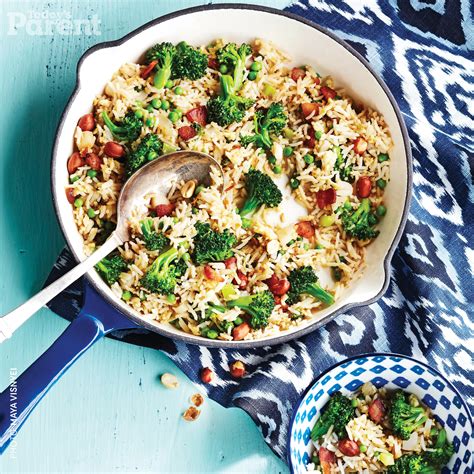 Broccoli And Bacon Fried Rice Recipe Todays Parent