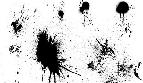 Free Real Blood Spatter And Paint Splat Adobe Photoshop Brushes Designbump