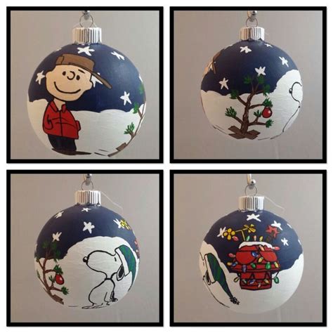 Handpainted Ornament Charlie Brown Christmas Hand Painted