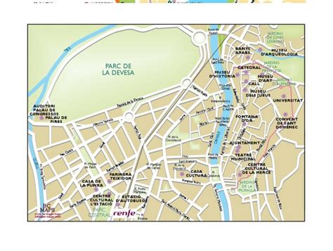 Girona Mapa Vectorial Illustrator Eps Formato Editable Bc Maps