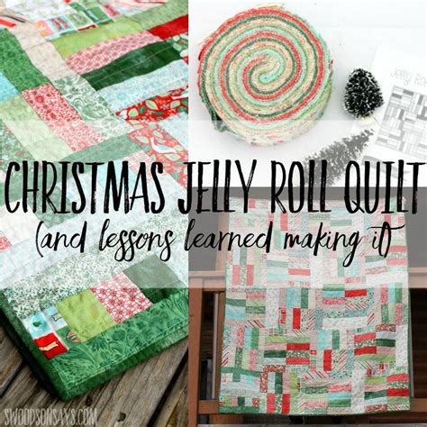 Christmas Jelly Roll Quilt And Lessons Learned Jellyroll Quilts