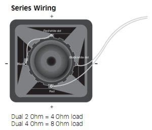 Series voice coils / woofers wired in parallel. SOLVED: How should i wire my S12 L7 2ohm dual voice coil - Fixya