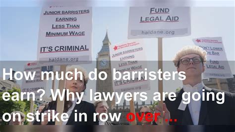 How Much Do Barristers Earn Why Lawyers Are Going On Strike In Row