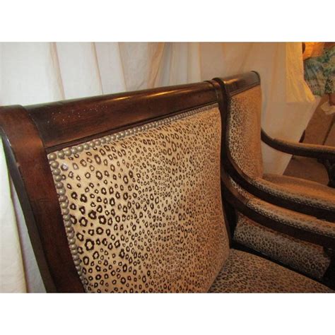 Skyline furniture leopard texture charcoal accent chair (grey). Leopard Print Accent Chairs - A Pair | Chairish