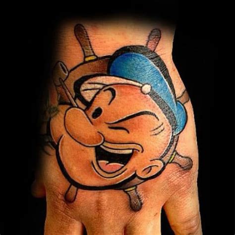 Vintage Popeye Tattoo Best Tattoo Ideas