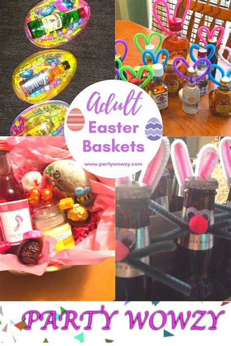diy easter baskets for adults party wowzy