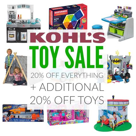 Hot Kohls Cyber Sale On Toys 20 Off Additional 20 Off