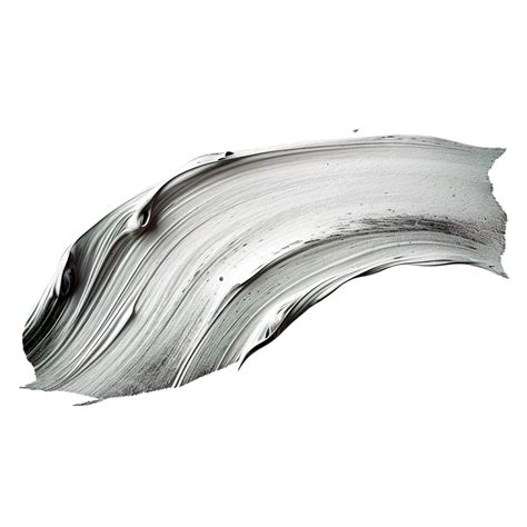 Silver Metallic Brush Stroke Silver Glitter Sparkles Png Transparent