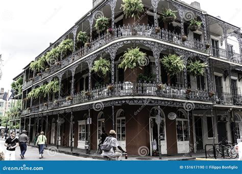 New Orleans French Quarter And Its Iconic Balconies Editorial Image