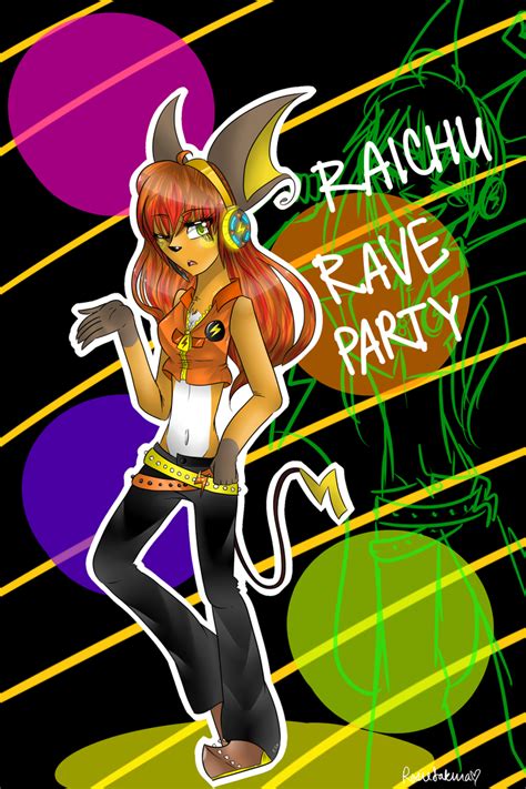 Raichu Rave Party By Rosiesakura On Deviantart