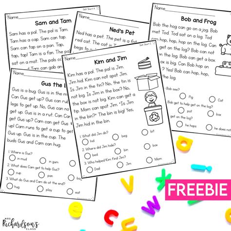 Free Decodable Passages For Guided Reading To Boost Readers