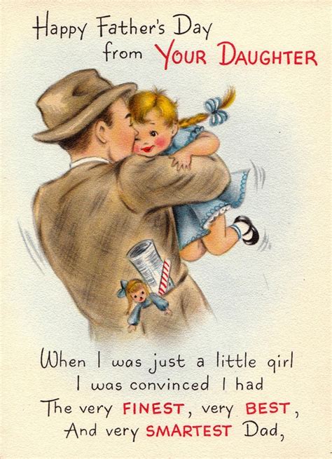 Whether you're shopping for your dad, grandpa, brother, son, uncle, stepdad or husband, you'll find a father's day gift for every dad in your life at hallmark. Vintage Hallmark 1950s Happy Fathers Day Greetings Card (B29)
