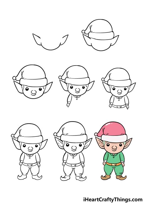 How To Draw A Elf Step By Step