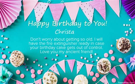 Happy Birthday Christa Pictures Congratulations