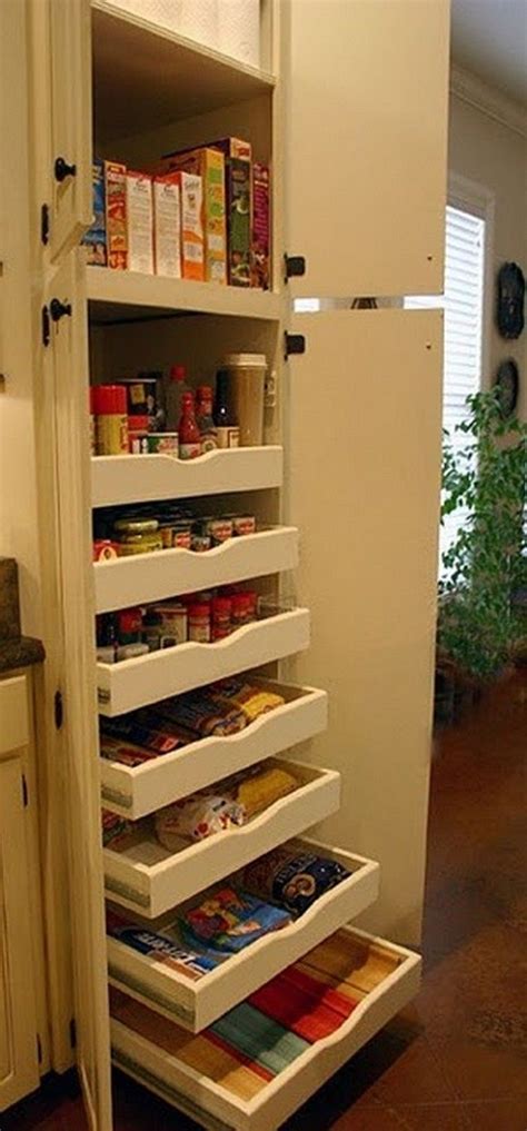 Although our kitchen is a beautiful space, it isn't overly functional; Pullout Pantry Shelves | Home organization, Pantry drawers ...