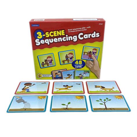3 Scene Sequencing Cards Educational Toy Library