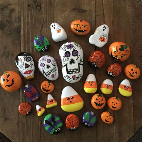 80 Scary Halloween Painted Rock Ideas