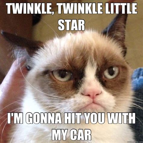 • so you the one who hit my car? TWINKLE, TWINKLE LITTLE STAR I'M GONNA HIT YOU WITH MY CAR ...