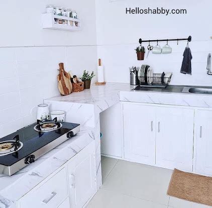 inspirasi desain dapur minimalis apik  efisien helloshabbycom