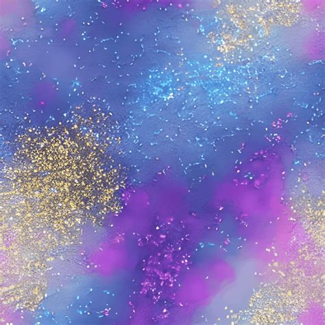 Pink Blue And Gold Glitter Background · Creative Fabrica