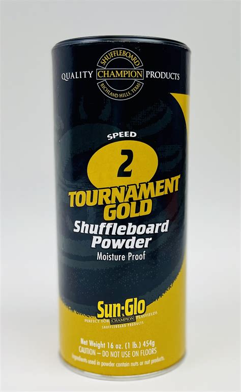Sun Glo Shuffleboard Powder Speed 2 Tournament Gold