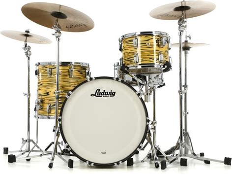 Ludwig Classic Maple 3 Piece Jazzette Shell Pack Lemon Oyster