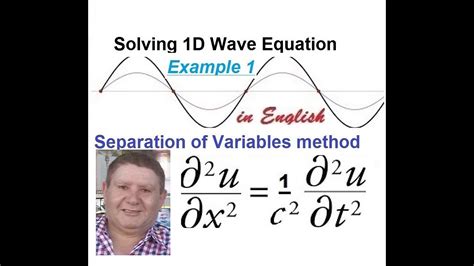 Example 1how To Solve 1d Wave Equation Using Separation Of Variables