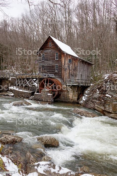 Glade Creek Grist Mill Stock Photo Download Image Now Architecture