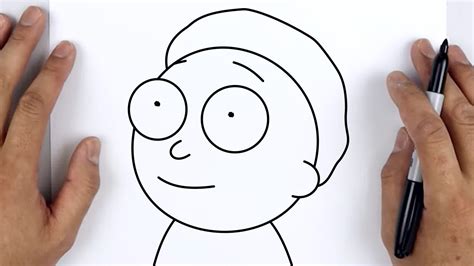 How To Draw Morty Smith Rick And Morty Easy Step By Step Tutorial