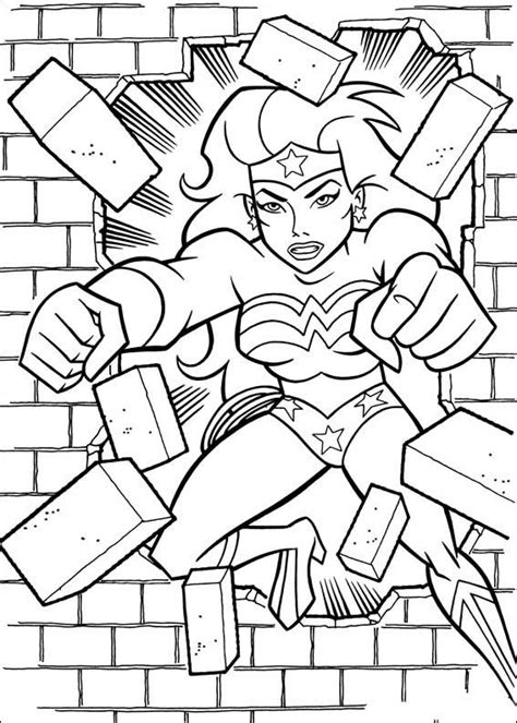 Dibujos Para Colorear Wonder Woman Imprimir