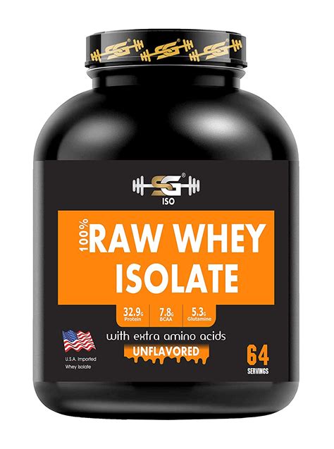 Sg Raw Unflavoured Whey Isolate 329g Protein Wpi 94 Keto Friendly