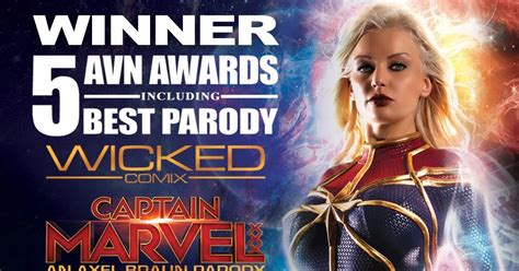 Captain Marvel Xxx An Axel Braun Parody Wins Five 2020 Avn Awards ~ Words From The Master