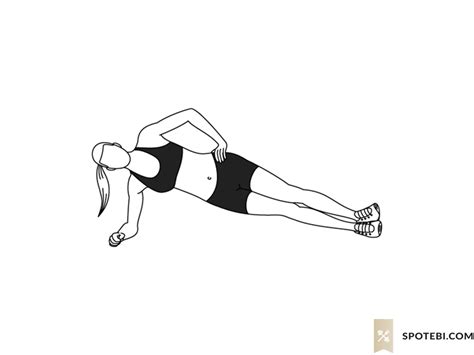 Side Plank Illustrated Exercise Guide