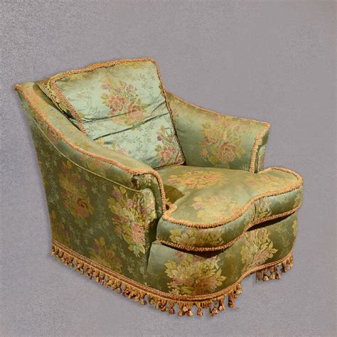 Arranged next to a matching sofa, or observing the modern trend for unmatched furniture, it's a lovely addition to any living room, and with a range like ours to choose from, there's an armchair waiting to fill that space in your life Antique Pair Of Armchairs Club Long Deep Seat Lounge Easy ...