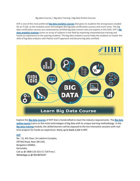 Data analysis certifications and courses are available on edx from major universities and institutions including microsoft, mit, columbia and the university of adelaide. Big Data Training | Big Data Courses | Big Data Online ...