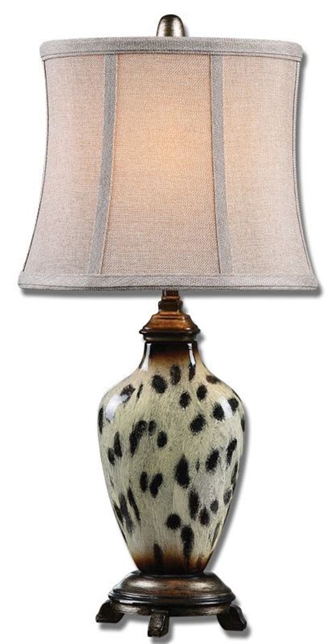 uttermost   cheetah print malawi cheetah print table