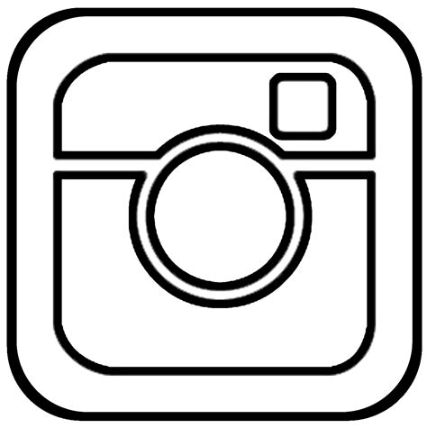Black And White Instagram Logo Png Images Transparent Free Download