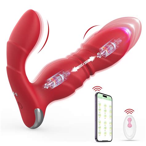 FIDECH Thrusting Dildo Wearable Panties Vibrators With App Remote
