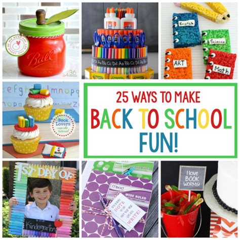 25 Fun Back To School Ideas Fun Squared