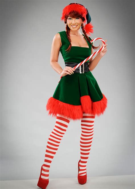 womens luxe christmas green velvet elf costume [c188 dx] struts party superstore