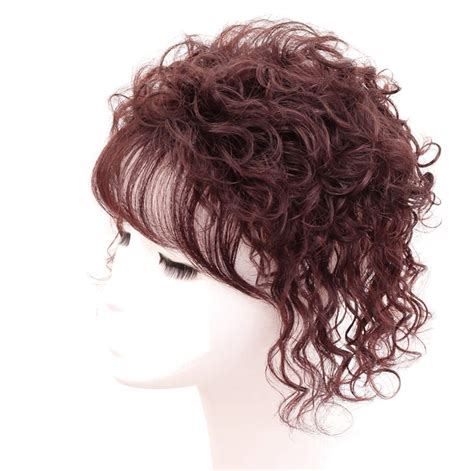 Curly Real Human Hair Topper For Women With Thinning Hair 63x7