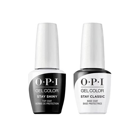 Opi Gelcolor Base Coat And Top Coat Pack 15ml Le Beauty