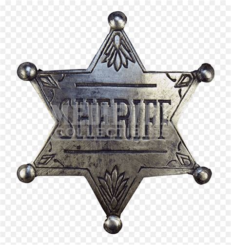 Western Sheriff Badge Sheriff Badge Cowboy Real Hd Png Download Vhv