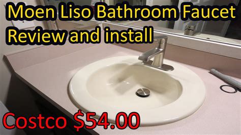 Moen Liso Bathroom Faucet Install Review Costco Youtube