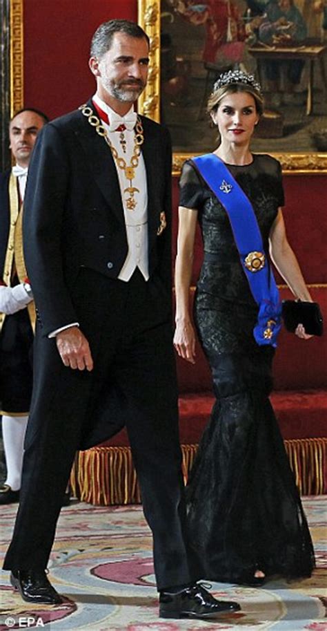 Queen Letizia Glitters In Diamonds At Dinner In Honour Of The Chilean