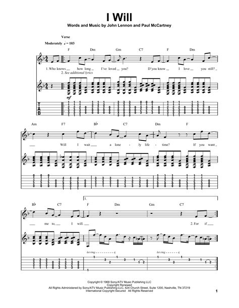 Partituras De The Beatles Dont Let Me Down Guitarra Y Bajo Jellynote