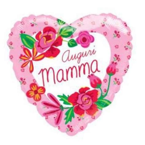 Quest'anno è stato complicato anche per loro: Palloncino foil cuore auguri mamma